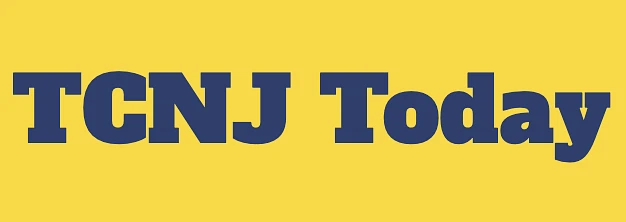 The image features the text "TCNJ Today" in bold blue letters on a yellow background.